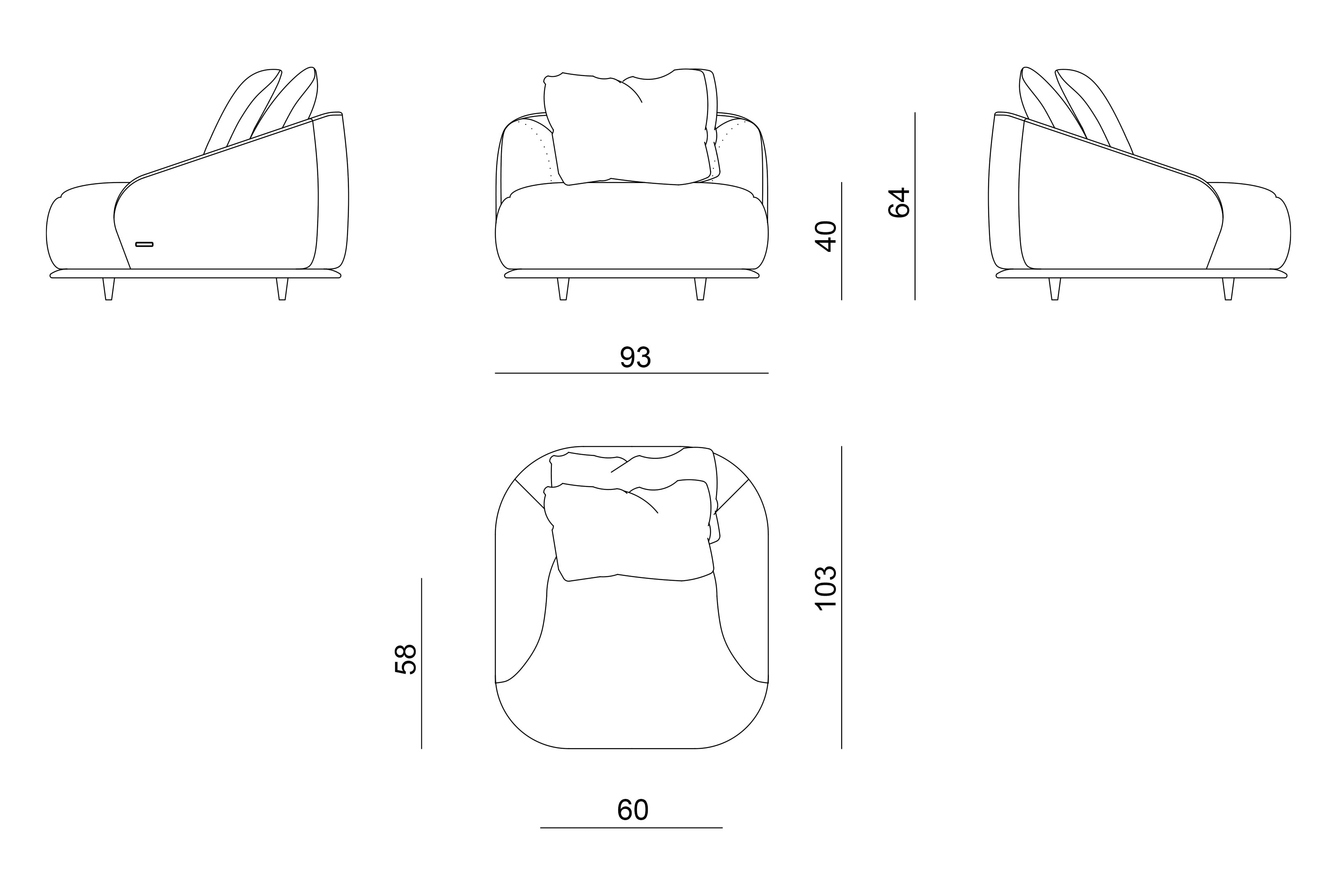 Holden Armchair detail 8