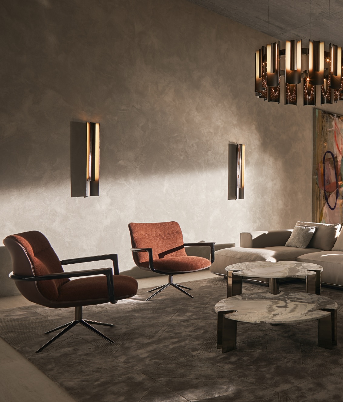 Polaris Steel Wall Light detail 8