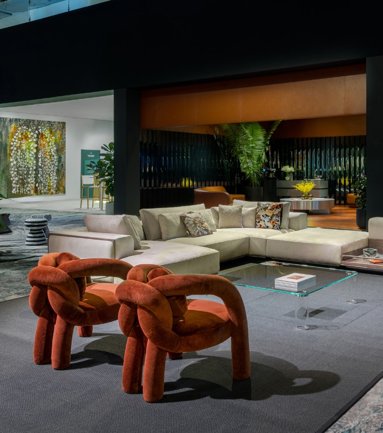 Visionnaire featured in the Collectors Lounge at Art Basel
