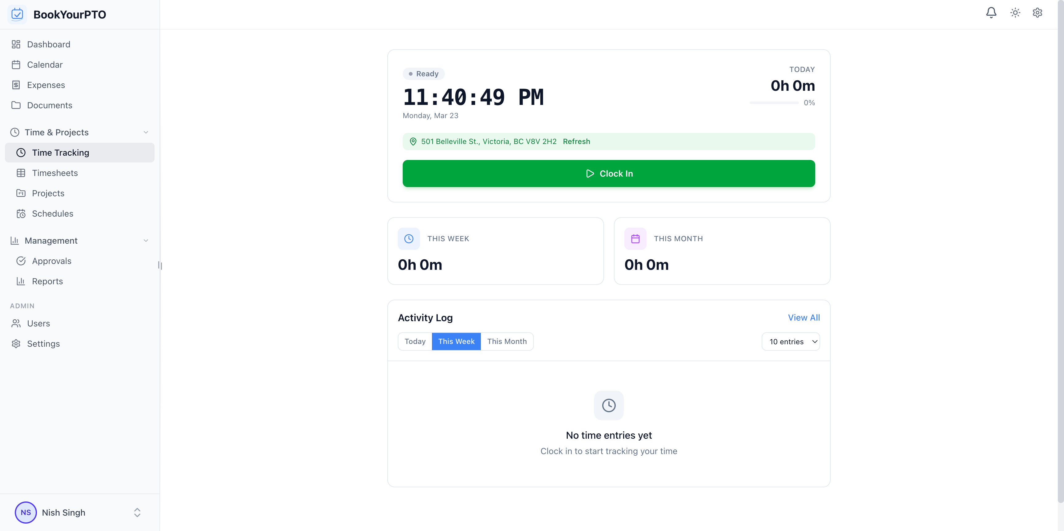 Time Tracking preview
