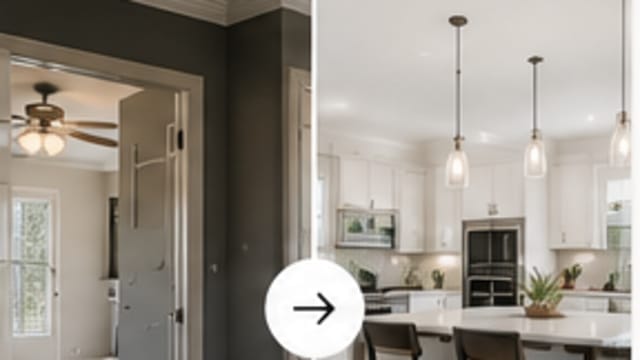 Closed and open kitchen layout comparison