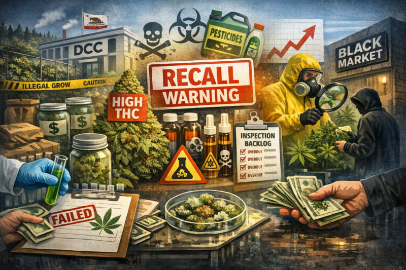 California cannabis testing compliance analysis