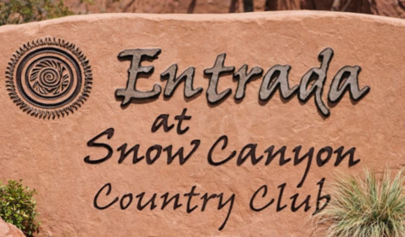 Entrada at Snow Canyon Country Club entrance, St. George UT