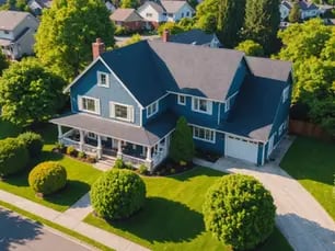 Freshly painted exterior showcasing vibrant colors under the sun.