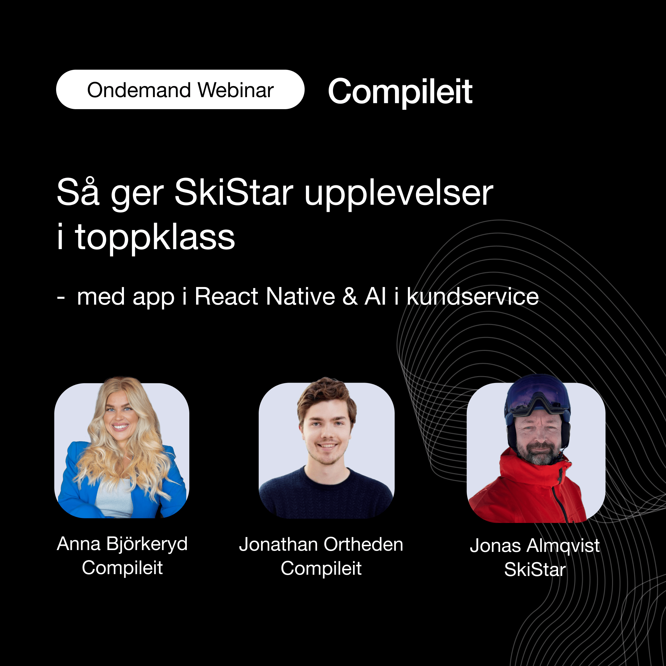 SkiStar-webinar – app i React Native och AI i kundservice