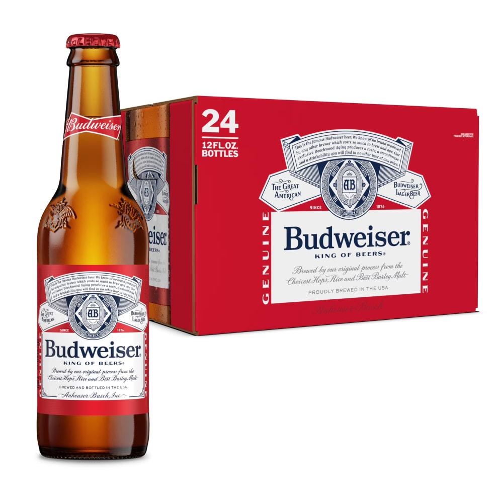 Budweiser 24 Pack Bottles - Joe Canal's Discount Liquor | Joe
