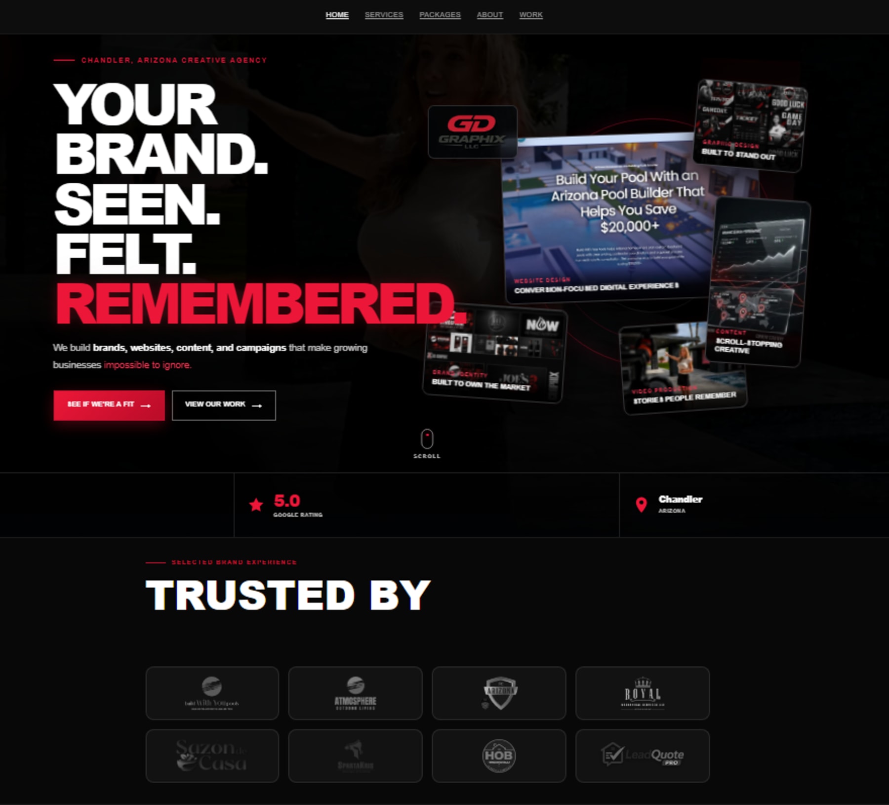 GD Graphix homepage