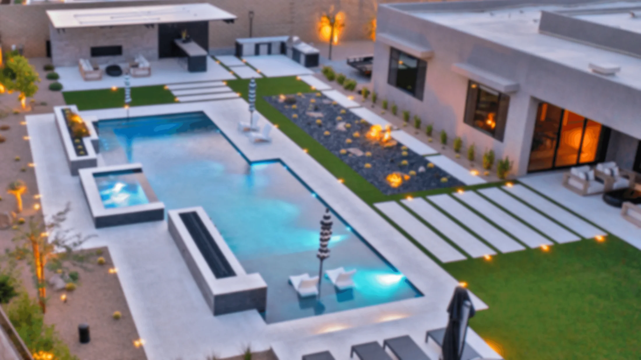 Build With You Pools complete Arizona pool and backyard