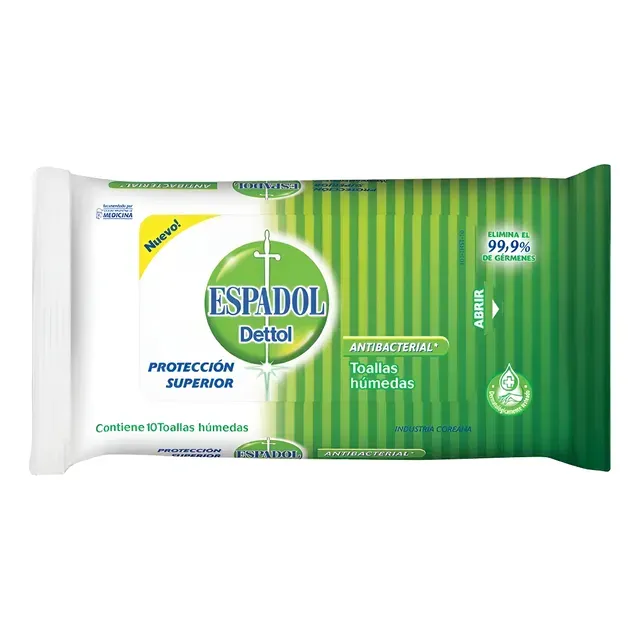 Toallitas humedas antibacteriales Espadol