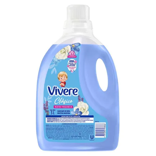 Suavizante Vivere x 3 lts