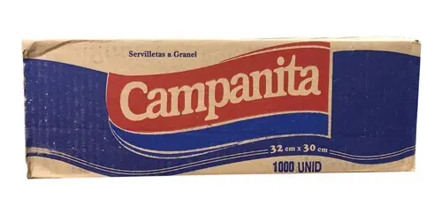 Servilletas Campanita 1000un
