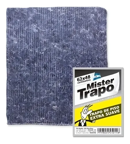 Trapo de piso gris mr trapo