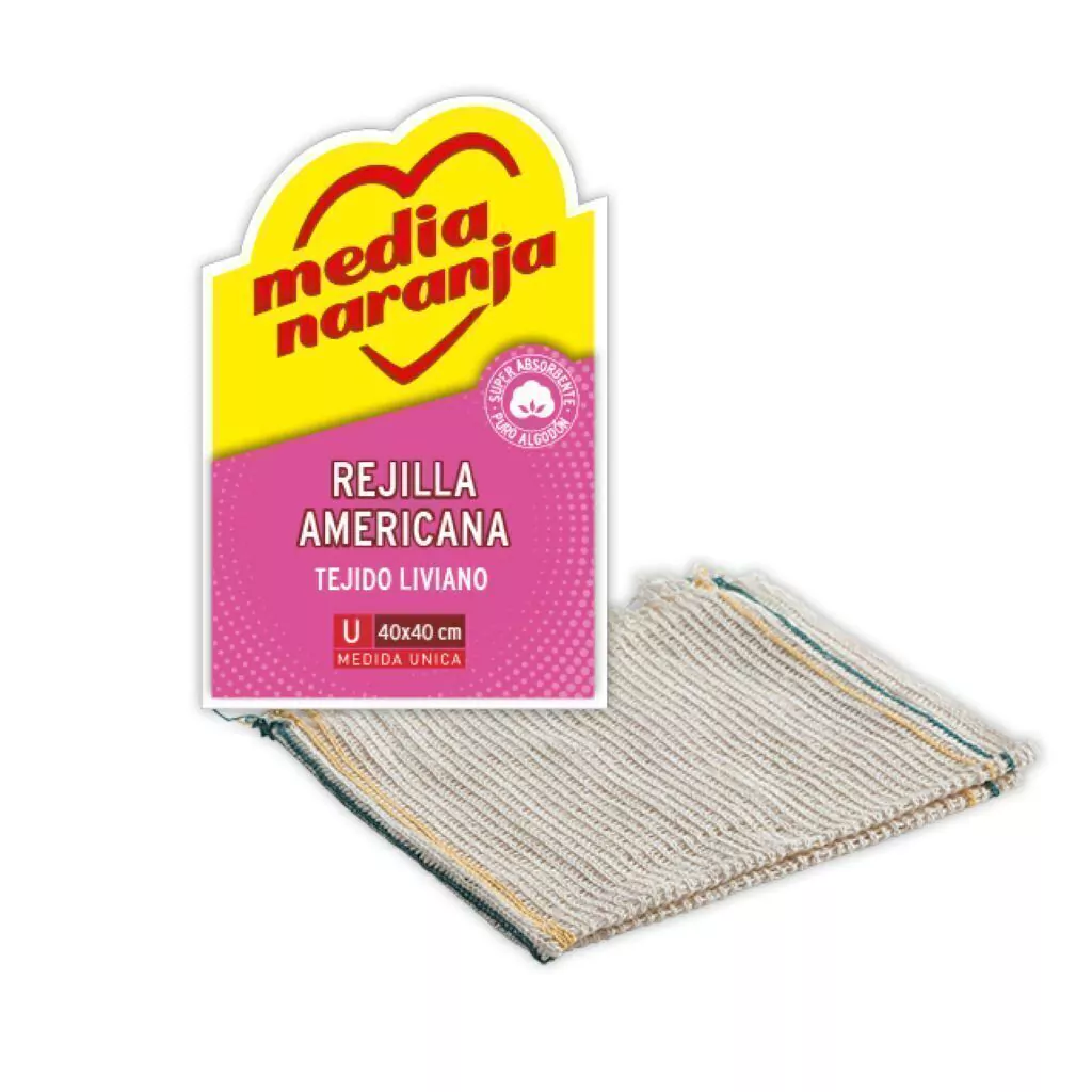 Rejilla media naranja americana