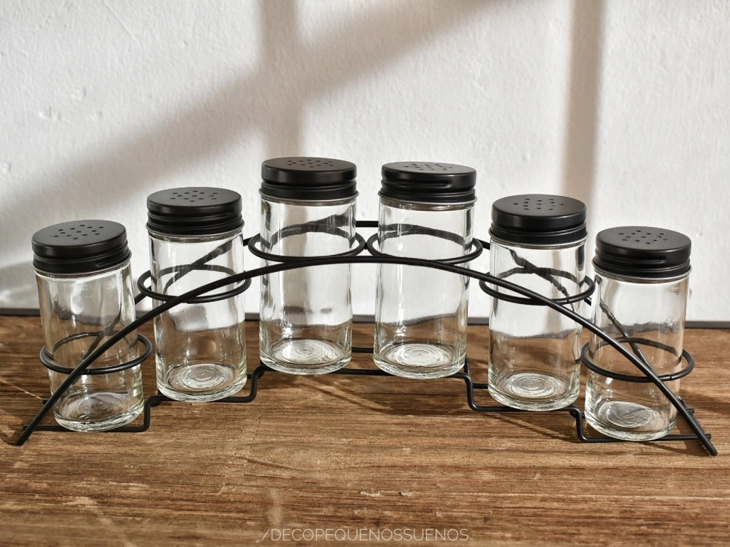 Set especiero colgante metal