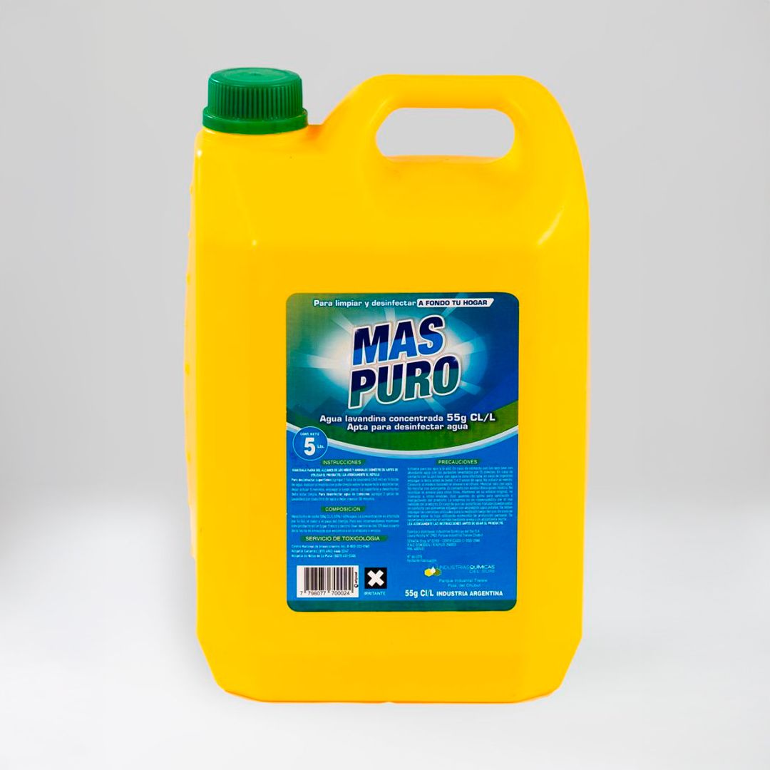 Lavandina mas puro x4lt