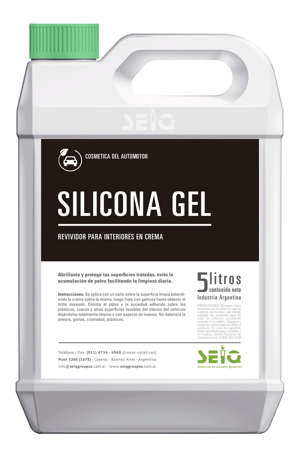 Silicona Gel para autos x 1/2 lt