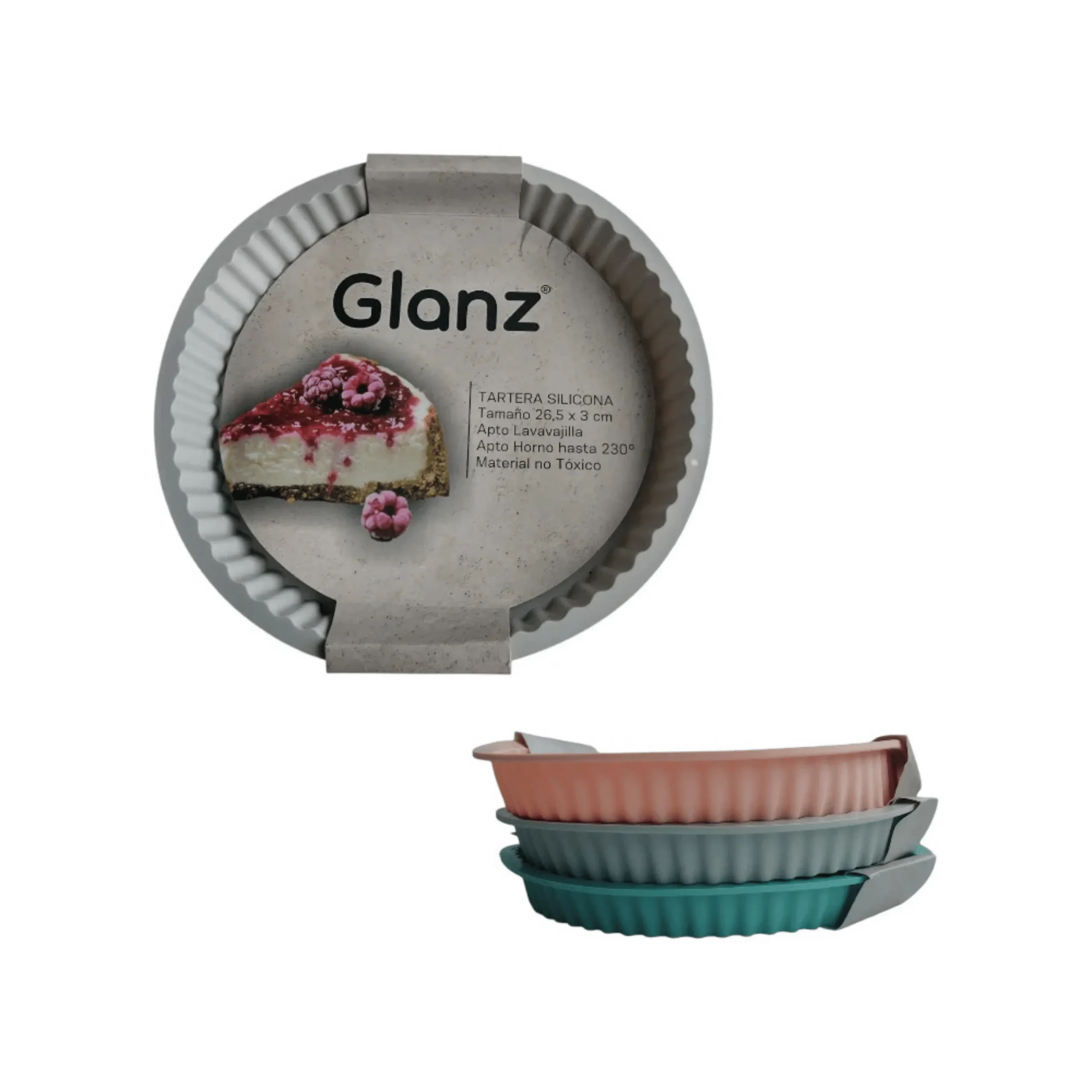 Molde tarta silicona apto horno