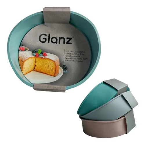 Molde torta silicona apto horno