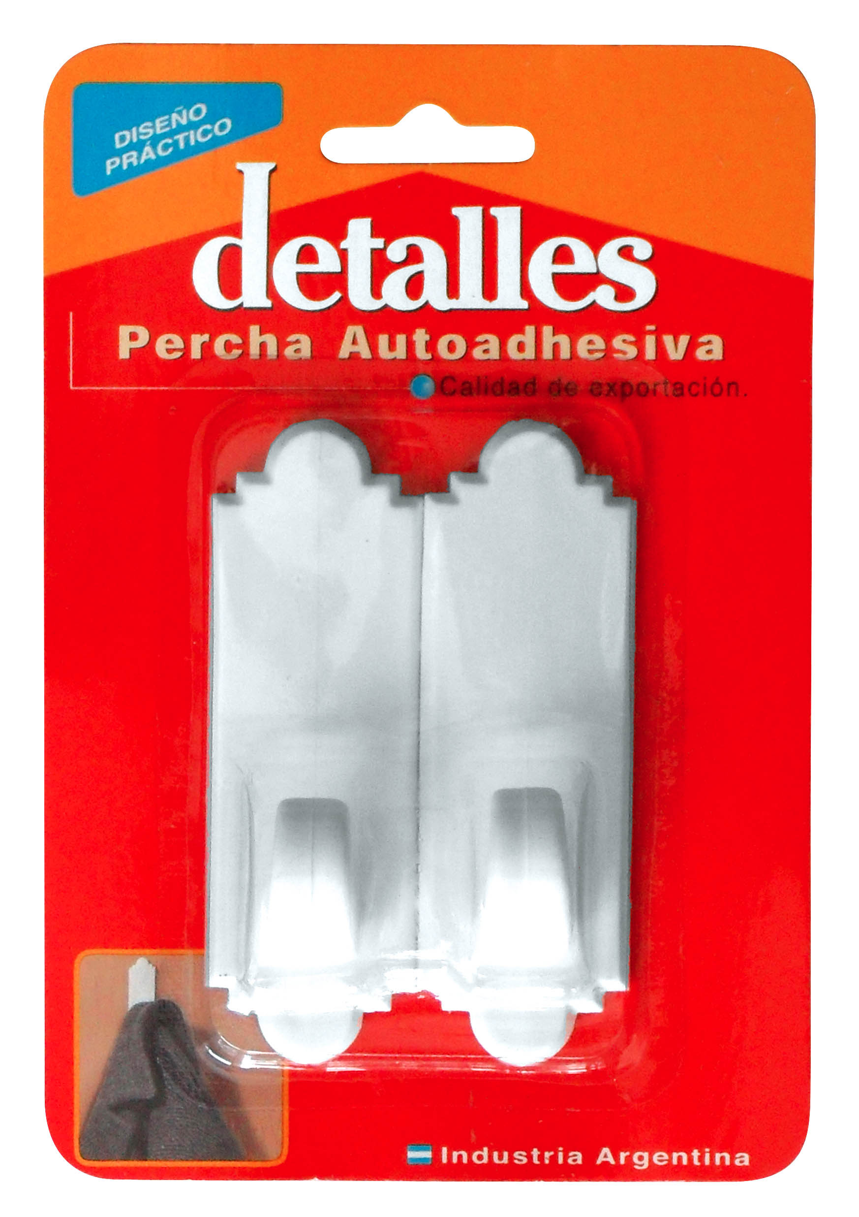 Juego de Perchitas adhesivas x2 Grandes