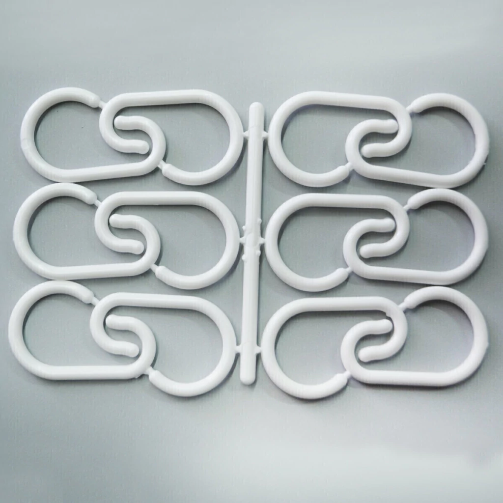 Ganchos para cortina baño