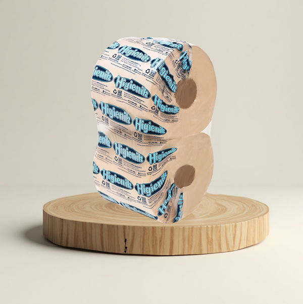 Bobina de papel x400 mts higienik