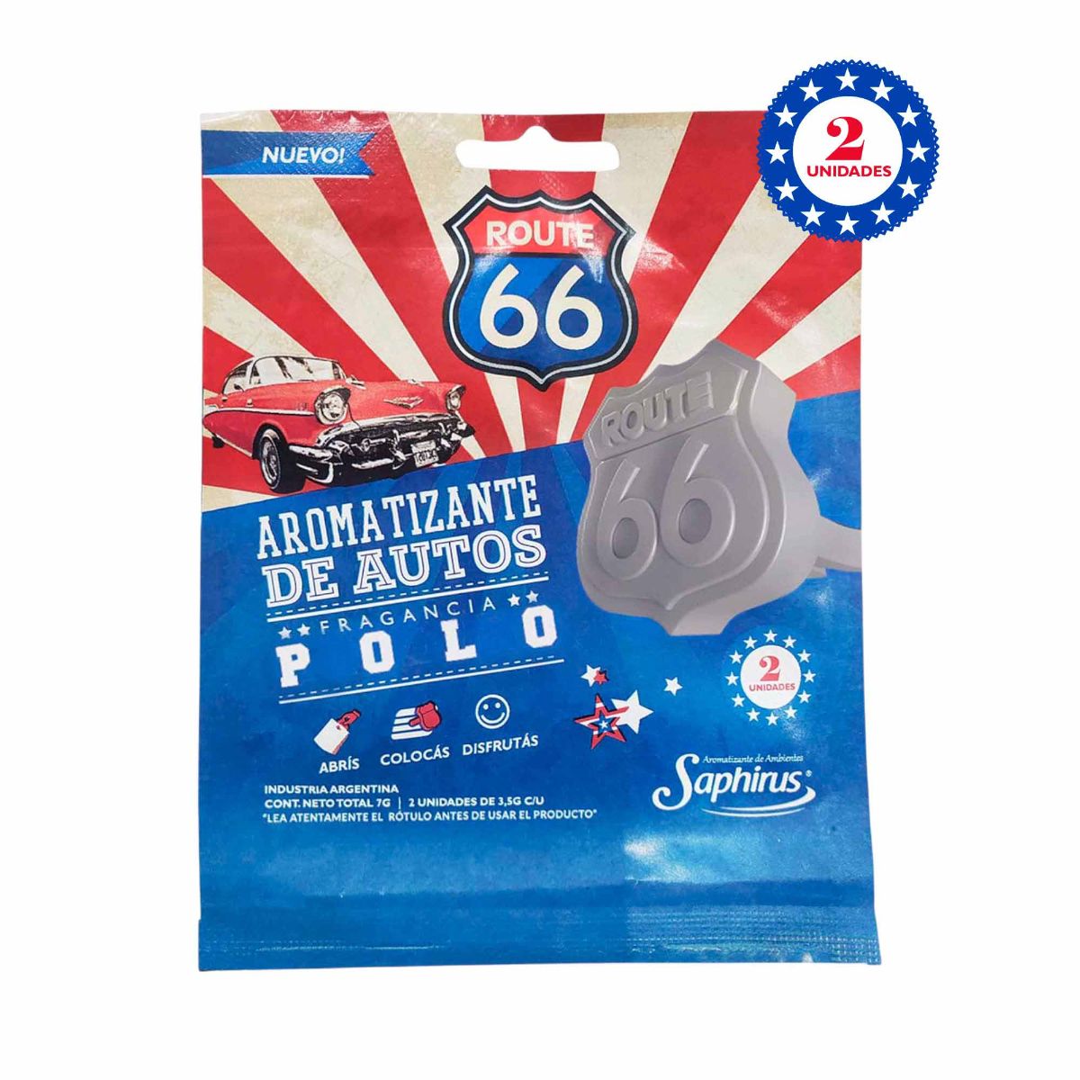 Aromatizador auto Route66