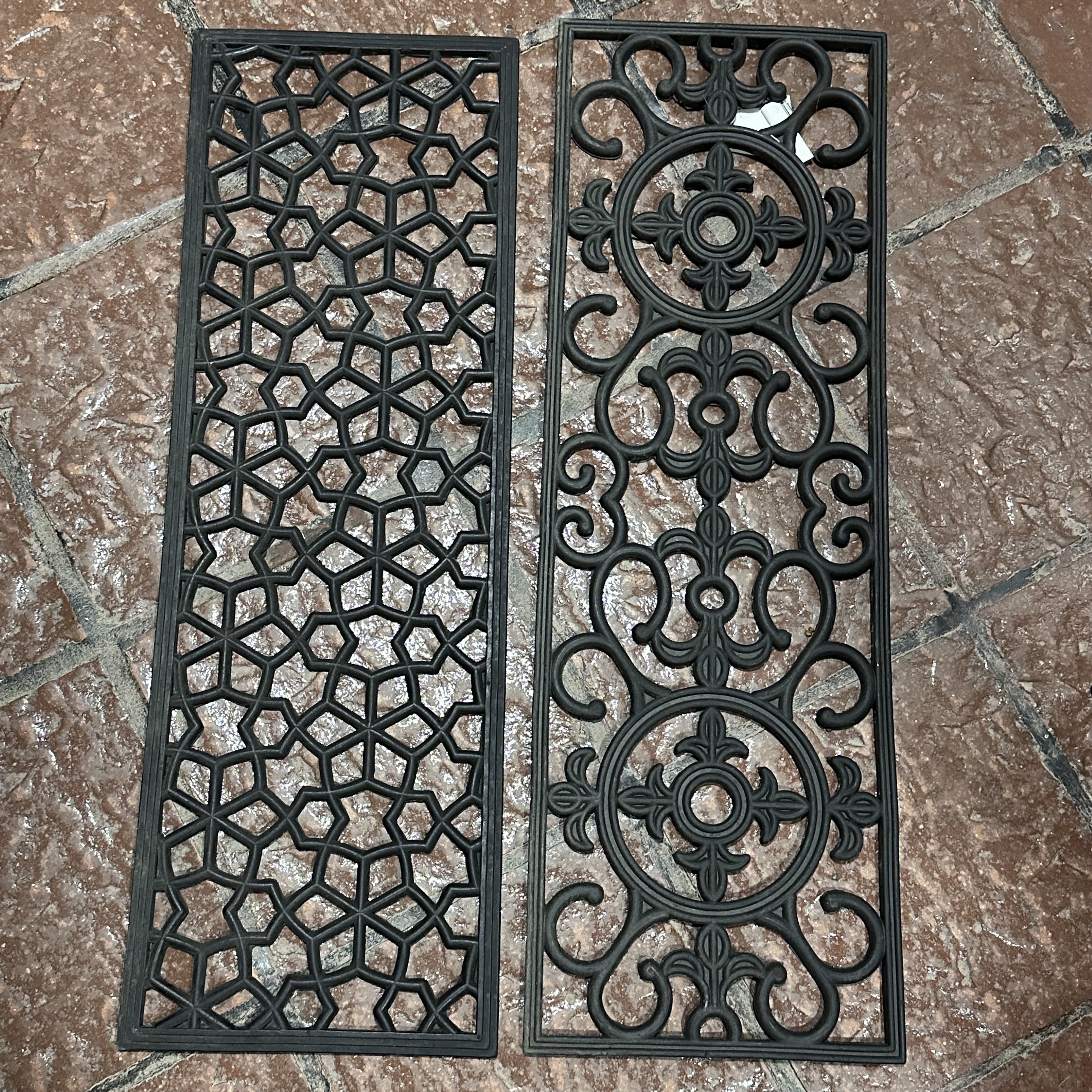 Felpudo acanalado goma