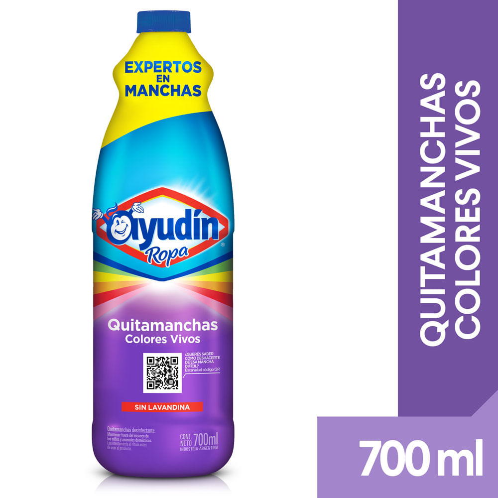 Quitamanchas Ayudin colores vivos 700ml