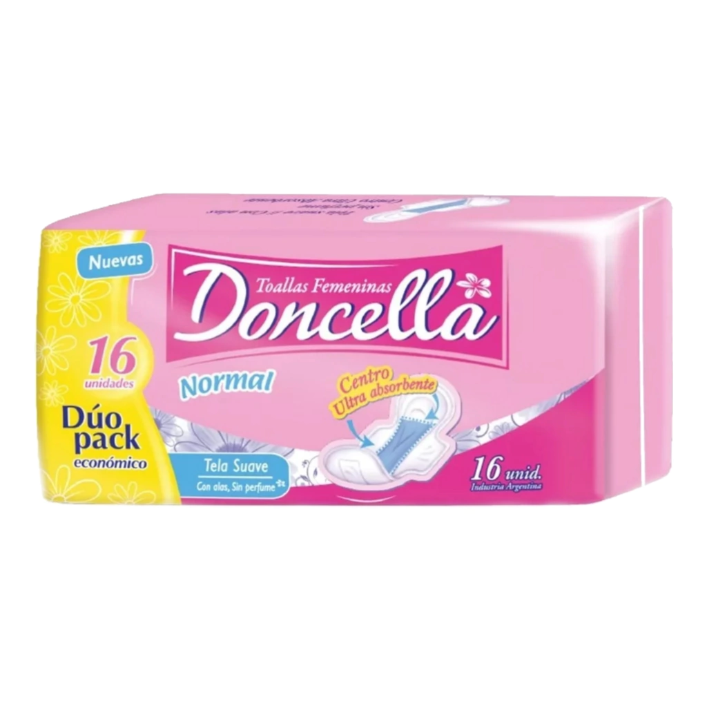 Toallitas femeninas Doncella x16un