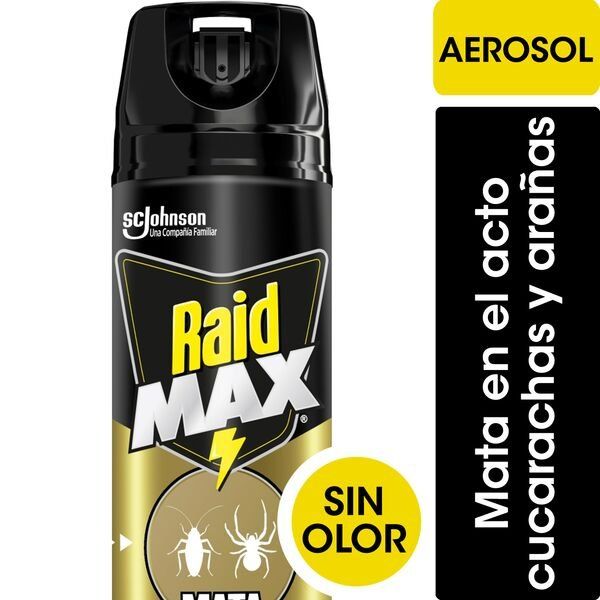 Raid insecticida cucarachas y arañas