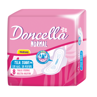 Toallitas femeninas Doncella x8 unidades