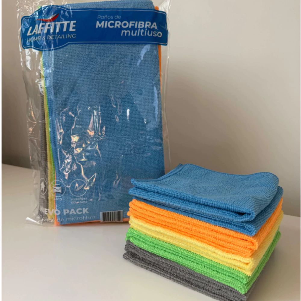 Paño microfibra Laffitte x10u de 30x30