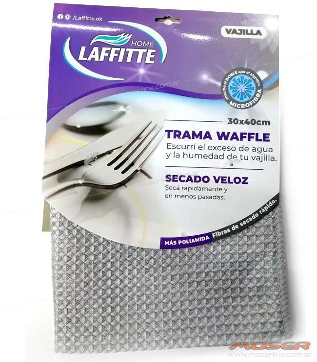 Paño Waffle para vajilla Laffitte