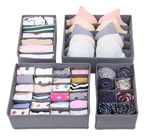 Organizador de ropa interior set x4