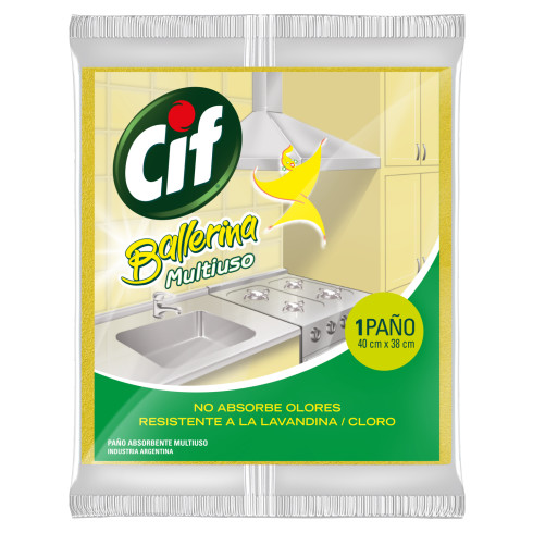 Ballerina Cif paño amarillo