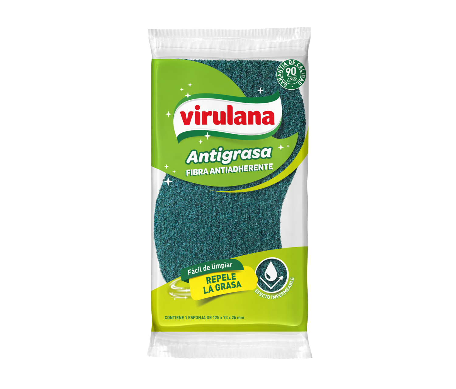 Esponja virulana fibra antiadherente