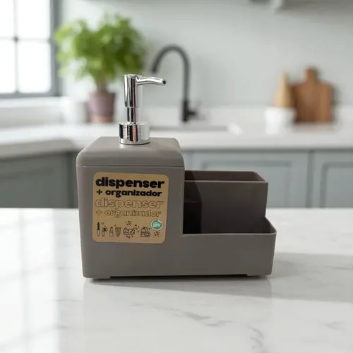 Dispenser y organizador bambu