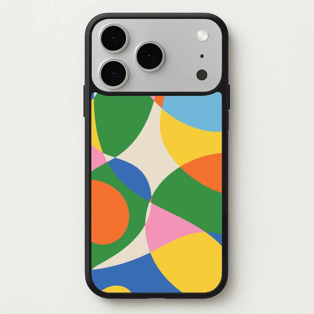 Colourful Abstract Shapes Pattern Phone Case