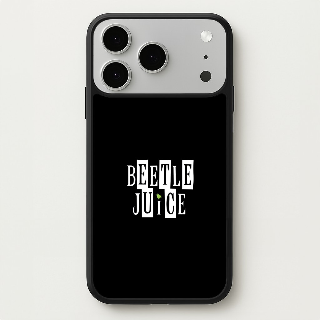 Text - Beetle Halloween Phone Case