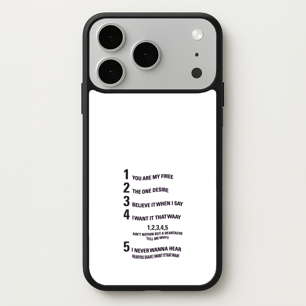 I Want It That Way - Brooklyn Nine-Nine Phone Case