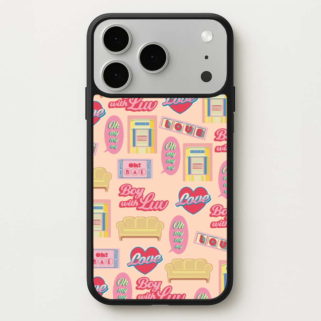K-Pop Band Icon Pattern Phone Case