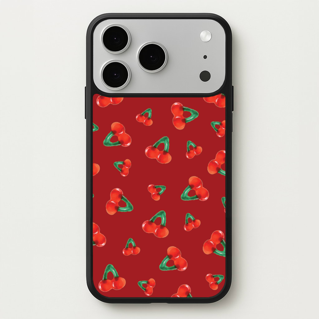Gummy Cherries Pattern Phone Case