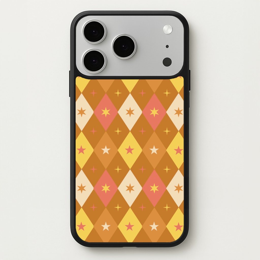 Retro Christmas Argyle Pattern Phone Case