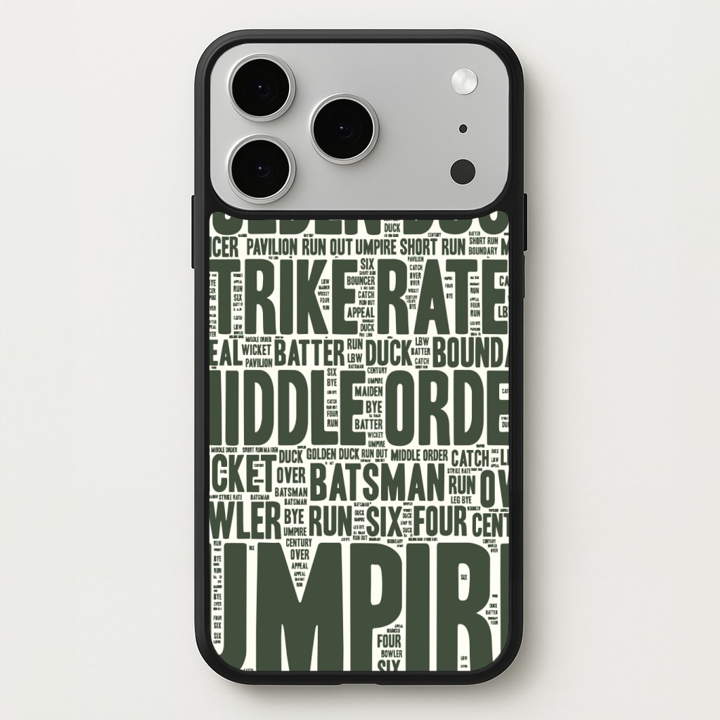 Cricket Wordscape Phone Case