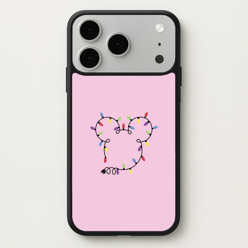 Mouse Christmas Lights Christmas Phone Case
