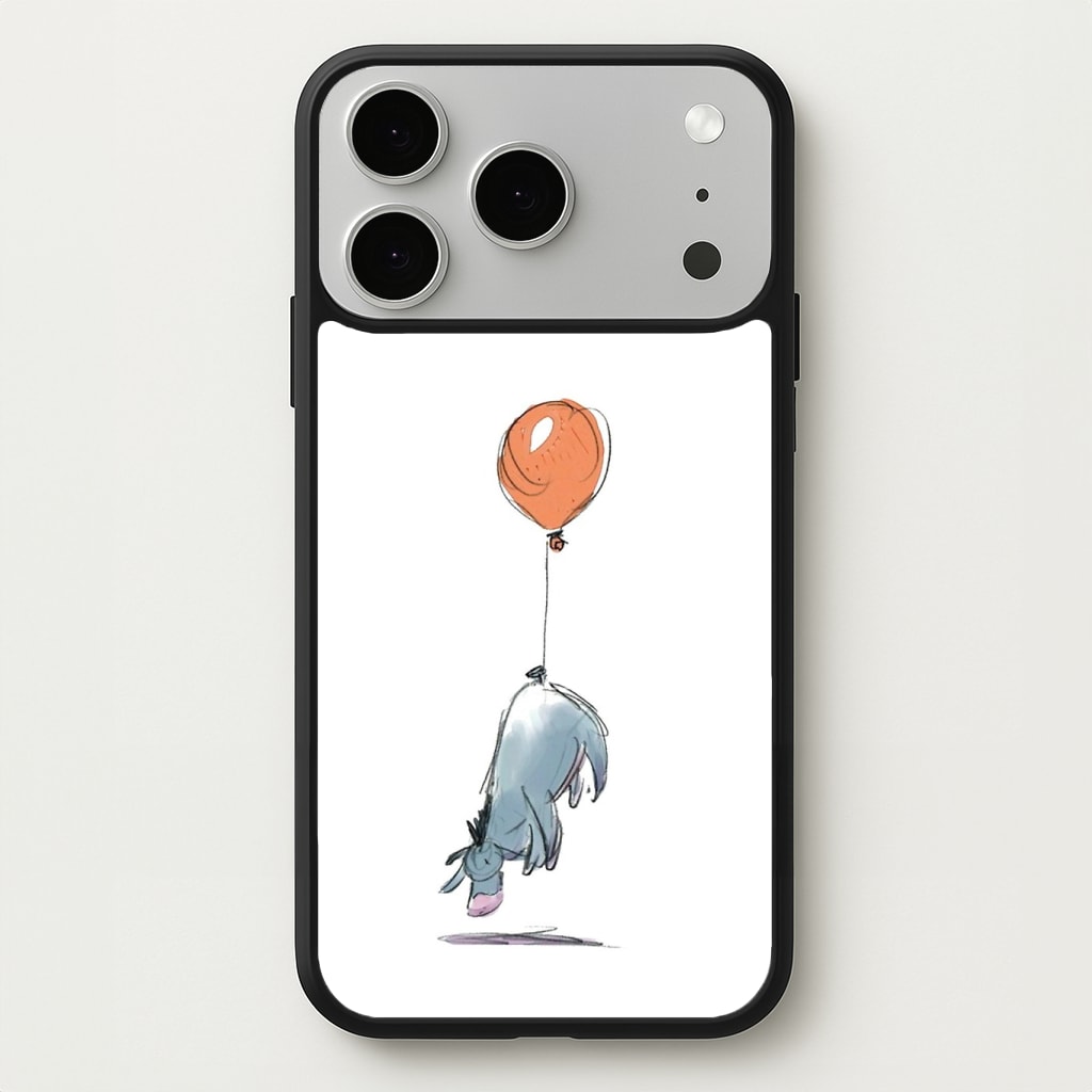 Donkey And His Balloon Phone Case