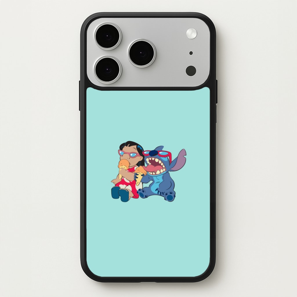 Ice Cream Alien Blue Phone Case