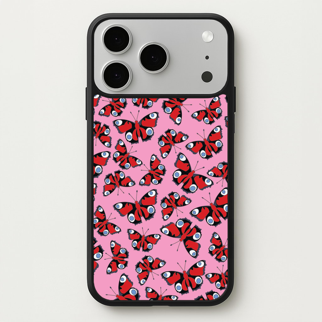 Red Butterfly - Butterfly Patterns Phone Case