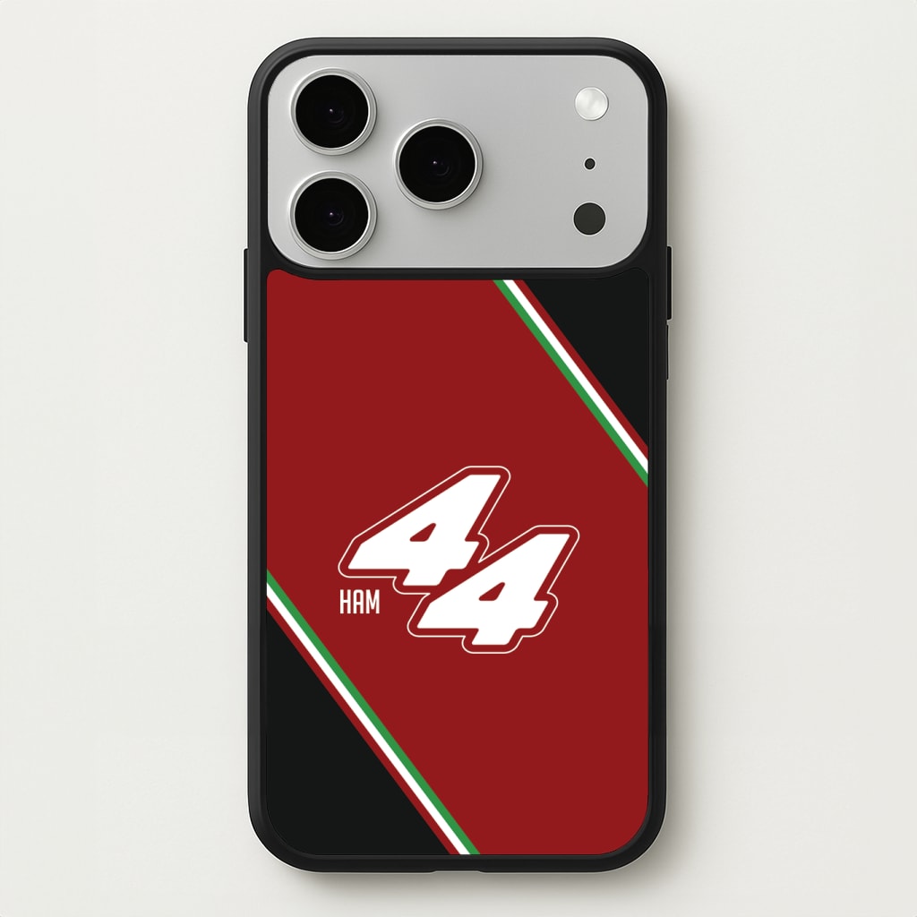 Dark Red Retro 44 Phone Case