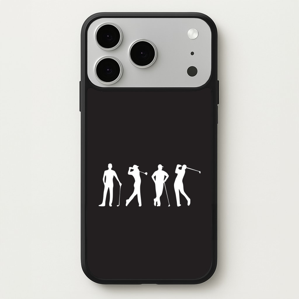 Golf Silhouettes Phone Case